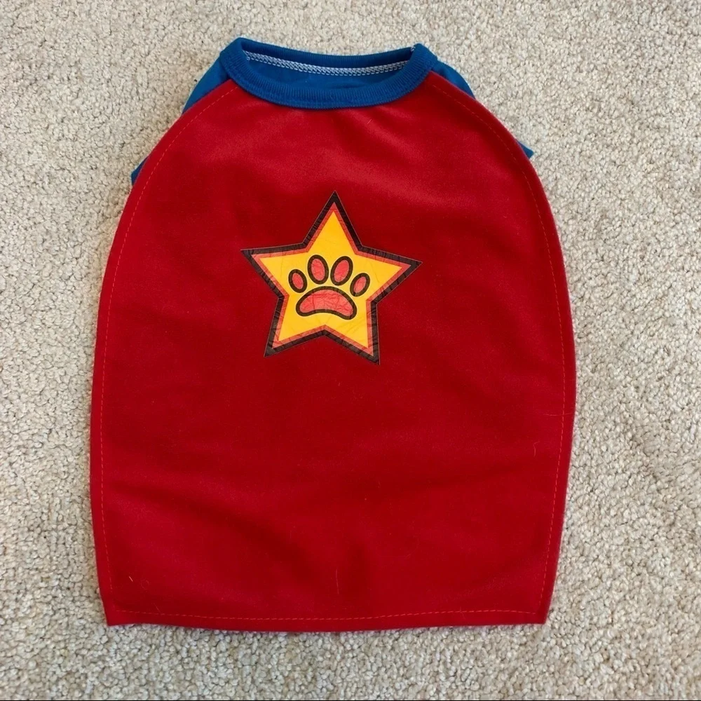 Small breed dog T-shirt with cape size extra small